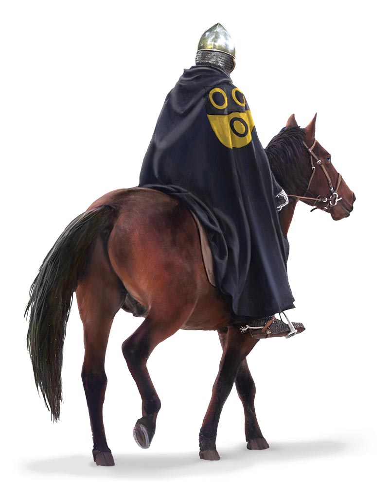 Ritter und Pferd